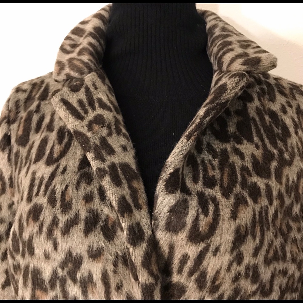 A New Day | M | Faux Cheetah Print Coat